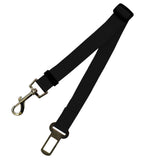 Fixed strap polyester dog leash with metal buckle for pet safety.