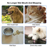 1.5L cat and dog water bowl avoiding wet mouths and mopping issues.