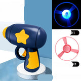 Pet toy dog cat LED light luminous flying saucer launcher and discs.