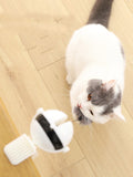 Interactive cat toy with electric automatic lifting feature for playful pets.