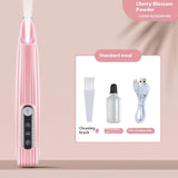 Efficient LED pet hair clipper with accessories including cleaning brush, oil, and USB charging cable.