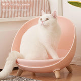 Cat nest for small dogs and pets in bean paste color, universal four seasons style.