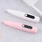 Efficient LED shaving pet clippers in white and pink for precise grooming.