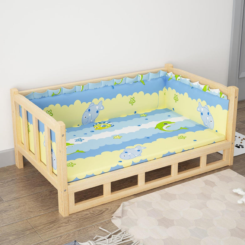 Bed Summer Wooden Wooden Bed Pet Dog Bed