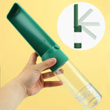 Portable pet water bottle for outdoor travel with foldable bowl.