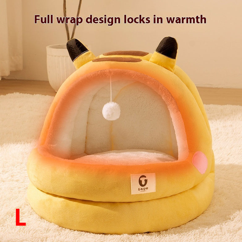 Cat Nest Four Seasons Universal Winter Warm Closed