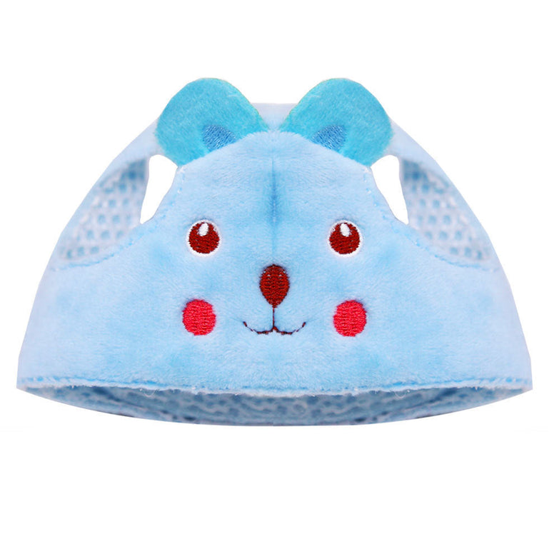 Christmas funny hat for pets, blue bear design, cosplay costume accessory.